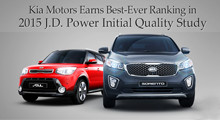 Kia Motors Earns Best Ever Ranking in 2015 JD Power Initial Quality Study
